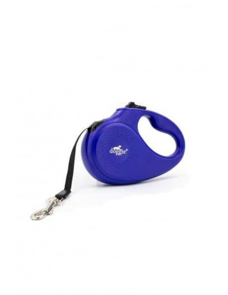 Doggie Master Serisi Otomatik Uzatma Tasması Xs-12Kg-3Mt - Royal Blue