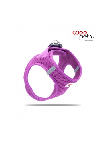 TailPetz Airmesh Mor Köpek Göğüs Tasması L