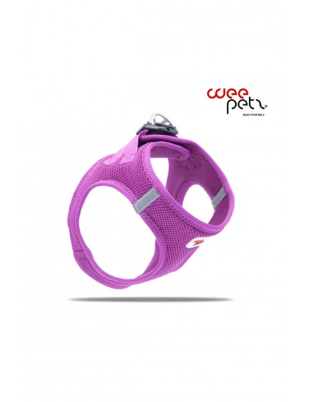 TailPetz Airmesh Mor Köpek Göğüs Tasması L