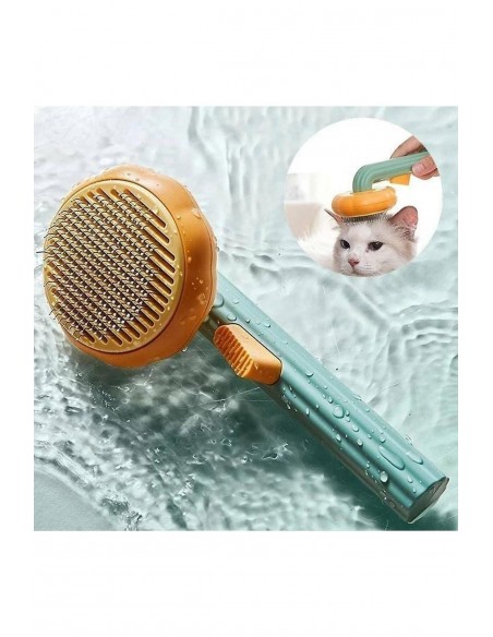 Pet Brush Kedi ve Küçük Irk Köpek Tüy Fırçası Bal Kabağı Tarak