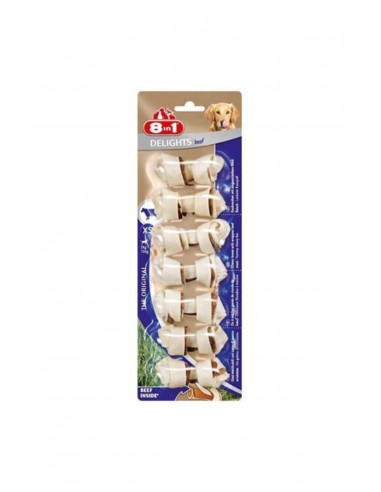 8in1 Delights Bones Biftekli Düğümlü Köpek...