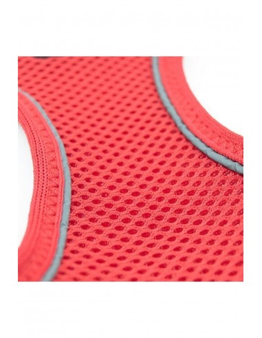 TailPetz Airmesh Kırmızı Köpek Göğüs Tasması S