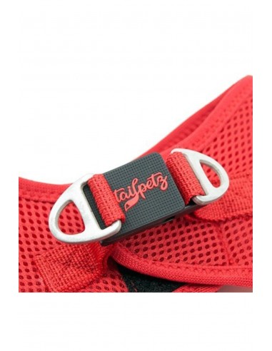 TailPetz Airmesh Kırmızı Köpek Göğüs Tasması S