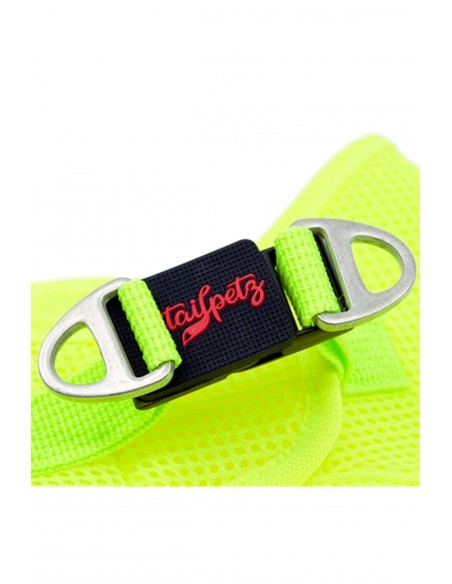 TailPetz Airmesh Neon Lime Köpek Göğüs Tasması XL