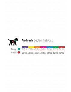 TailPetz Airmesh Emerald Köpek Göğüs Tasması XS  ZÜMRÜT... 2