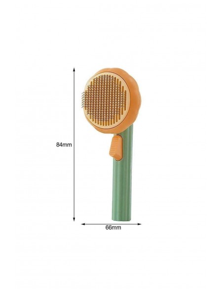 Pet Brush Kedi ve Küçük Irk Köpek Tüy Fırçası Bal Kabağı Tarak