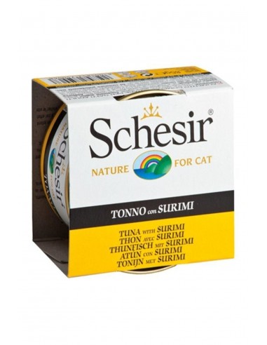 Schesir Ton Balıklı Ve Surimi Yaş Kedi Maması Jelly 85 Gr.