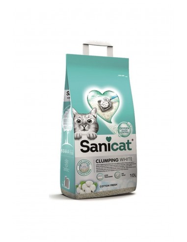 Sanicat Cotton Fresh Topaklanan Kedi Kumu 10lt