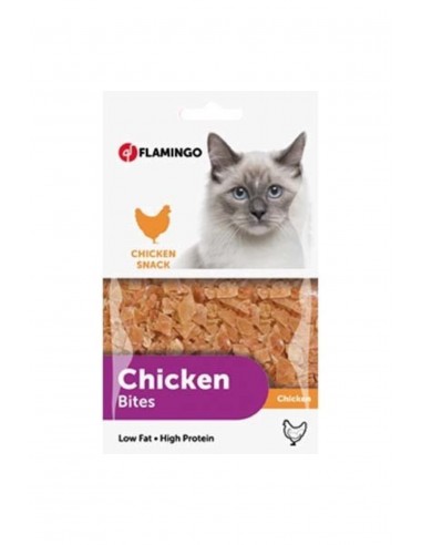Flamingo Chicken Bites Tavuk Etli Naturel Kedi Ödülü 85 gr