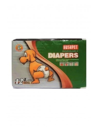 Hushpet Çiş Pedi Large 12'li