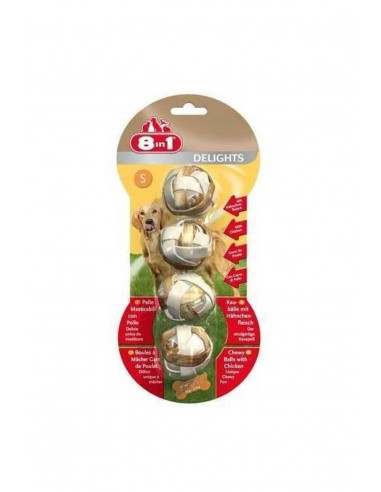 8in1 Delights Bones Köpekler Için Çiğneme Topu Small