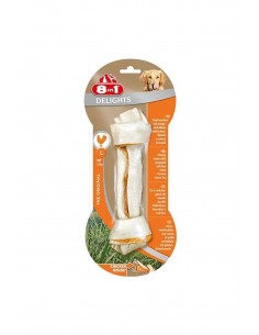 8in1 Delights Bones Düğümlü Tavuklu Köpek Kemiği Large