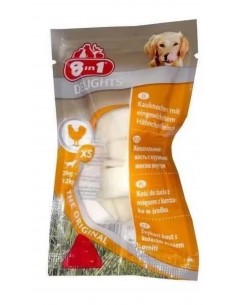 8 in 1 Delights Tavuklu Köpek Ödül Kemiği Xsmall