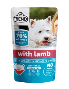 Frendi Kuzu Etli Soslu Köpek Yaş Mama 100gr