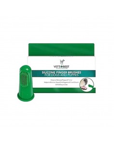VET'S BEST Kedi ve Köpekler için Silikon Başlıklı Parmak...