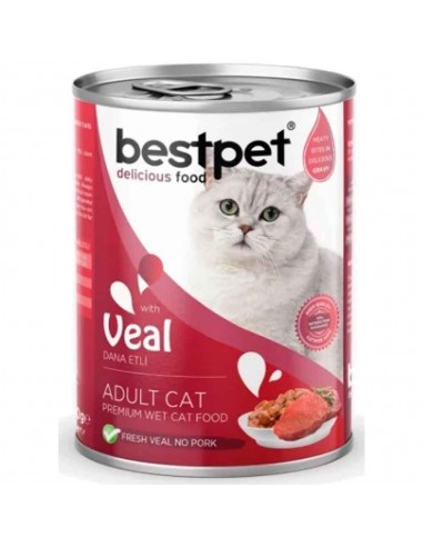 BestPet Dana Etli Yetişkin Kedi Konservesi 400gr