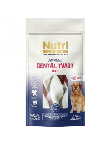 Nutri Canin Dental Twist Dana Etli Köpek Ödülü M-L