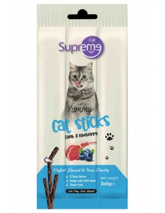 Supreme Cat Sticks Kuzu Etli ve Yaban Mersinli Kedi Ödül...