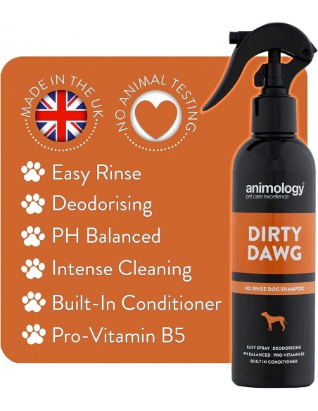 Animology Dirty Dawg Durulanmayan Kuru Şampuan