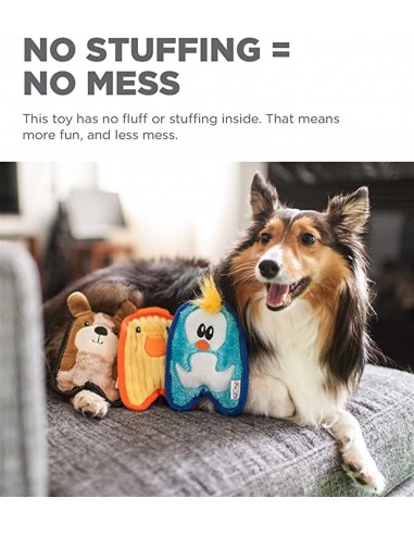 Petstages Invincibles Mini Plush Dog Toy...