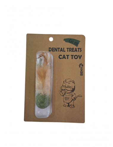 Dental Treats Cat Catnip Küçük Tüylü Kedi Topu
