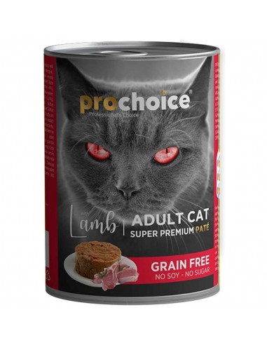 ProChoice Kuzu Etli Tahılsız Pate Yetişkin Kedi...