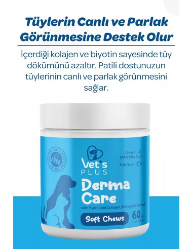 Vet's Plus Derma Care Kedi ve Köpekler İçin...