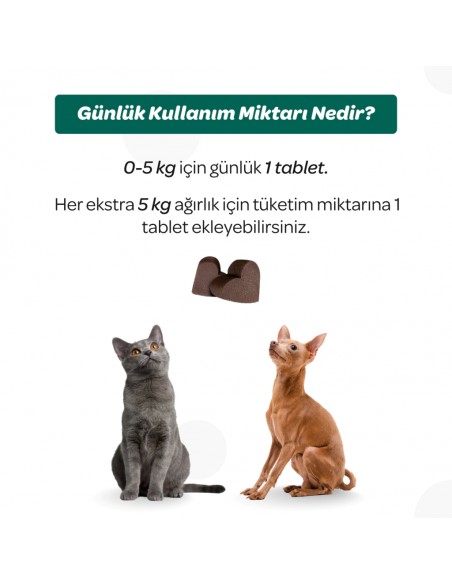 Vet's Plus Dental Kedi ve Köpekler İçin Diş Bakımı Çiğnenebilir Tablet (60'lı)