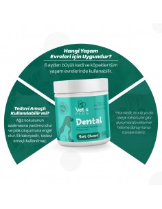 Vet's Plus Dental Kedi ve Köpekler İçin Diş Bakımı...
