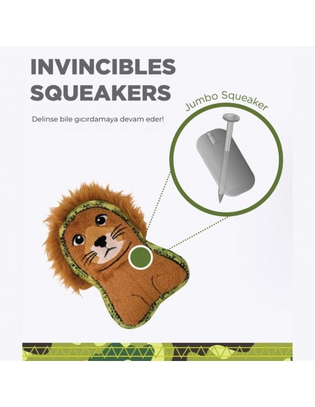 Outward Hound Xtreme Seamz Lion Köpek Oyuncağı