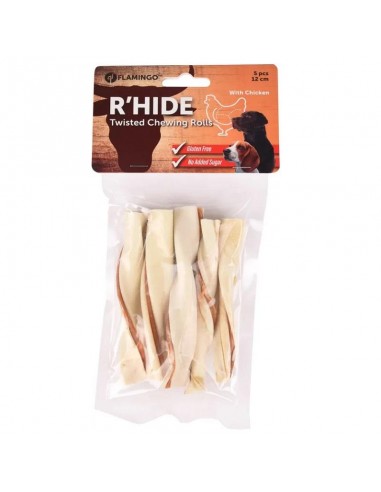 Flamingo Snacks R'Hide Rulo Tavuklu 12cm 5 adet...