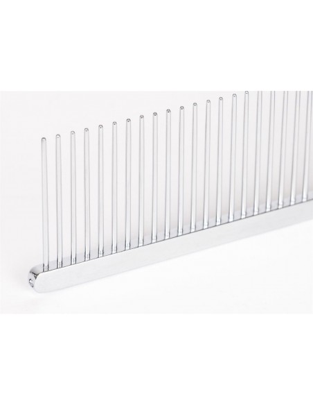 Show Tech Professional Greyhond Brass Comb 19cm İki Fonksiyonlu Köpek Tarağı