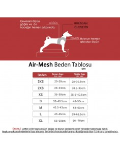 Tailpetz Aır-Mesh Harness Omnıa M Köpek Göğüs Tasması 2