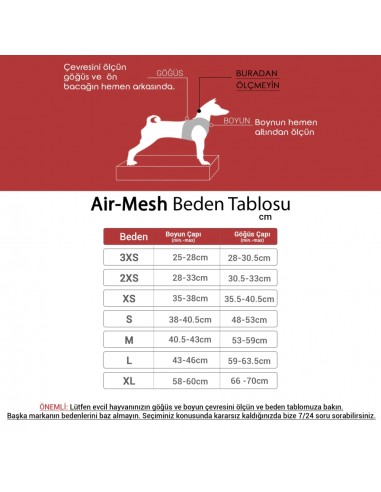 Tailpetz Aır-Mesh Harness Omnıa M Köpek Göğüs...