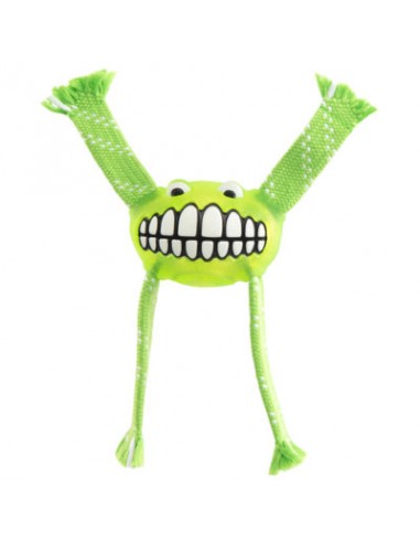 Rogz Flossy Grinz Sesli Köpek Oyuncak 23 cm Yeşil