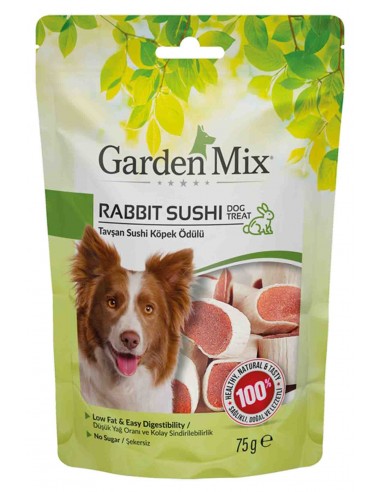Gardenmix Tavşan Sushi Köpek Ödül Maması 75gr