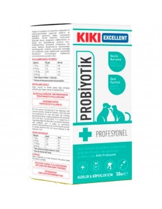 KIKI Excellent Kedi ve Köpek İçin Probiyotik Şurup 50 ml