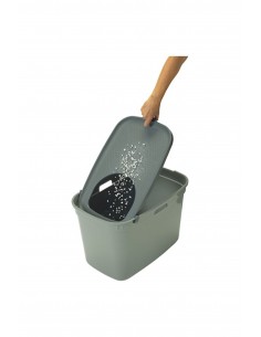 Moderna Top Cat Üstten Girişli Kapalı Kedi Tuvaleti Koyu Gri 2