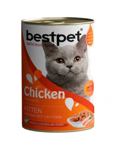 BestPet Tavuklu Yavru Kedi Konservesi 400gr