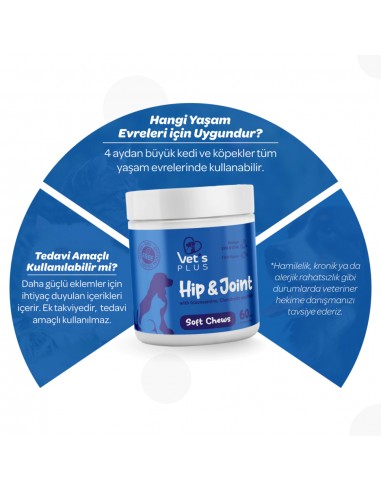 Vet's Plus Hip&Joint Kedi ve Köpekler İçin...
