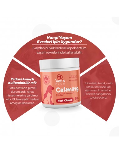 Vet's Plus Calming Kedi ve Köpekler İçin...