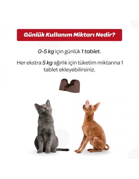 Vet's Plus Calming Kedi ve Köpekler İçin Sakinleştirici Çiğnenebilir Tablet (60'lı)