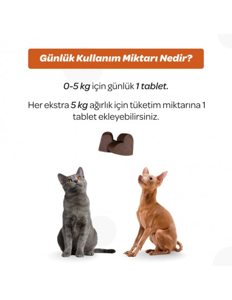 Vet's Plus Immune Kedi ve Köpekler İçin Bağışıklık Sistemi Destekleyici Çiğnenebilir Tablet (60'lı)
