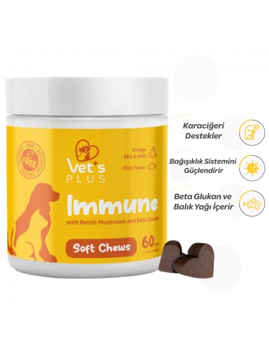 Vet's Plus Immune Kedi ve Köpekler İçin...