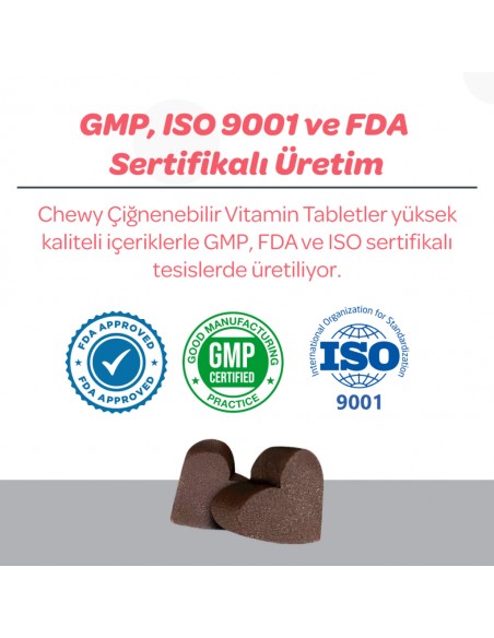 Vet's Plus Senior Yaşlı Kedi ve Köpekler İçin İnülin ve Glukozamin Çiğnenebilir Tablet (60'lı)