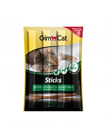 Gimcat Sticks Kuzu Etli Tavuklu Tahılsız Ödül...