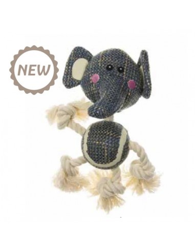 İmac İp ve Tenis Toplu Fil Köpek Oyuncak