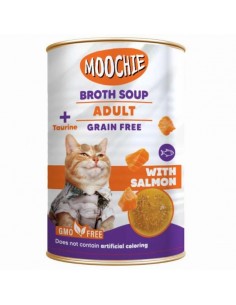 MOOCHIE Somonlu Tahılsız Yetişkin Kedi Çorbası 135ml