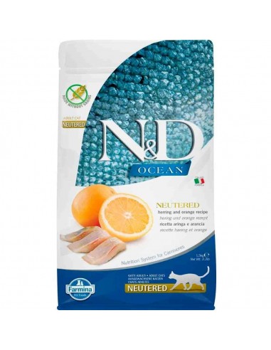 ND Ocean Tahılsız Kısır Kedi Maması Ringa...