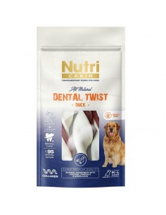 Nutri Canin Dental Twist Ördekli Köpek Ödülü M/L 120 Gr